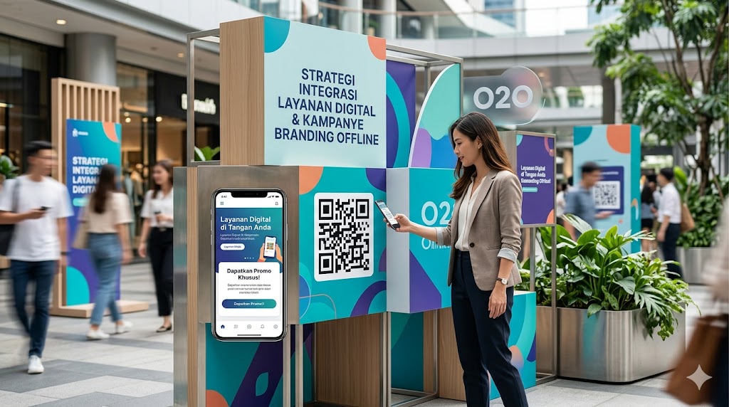 Strategi Integrasi Layanan Digital dengan Branding Offline