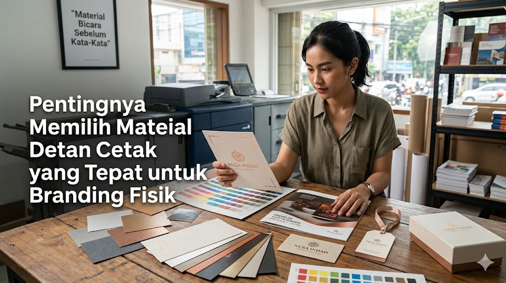 Pentingnya Memilih Material Desain Cetak untuk Branding Fisik