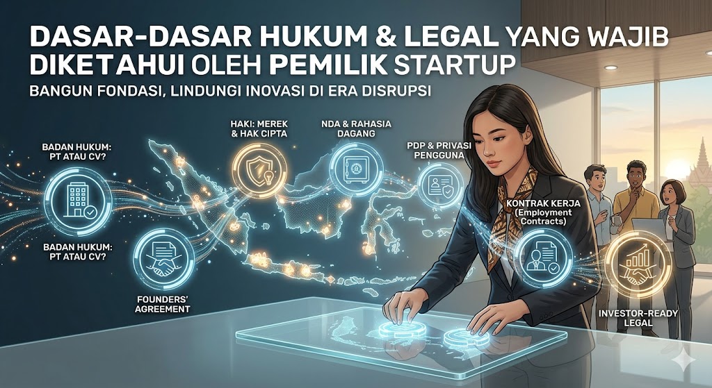 Dasar-Dasar Hukum & Legal yang Wajib Diketahui Pemilik Startup