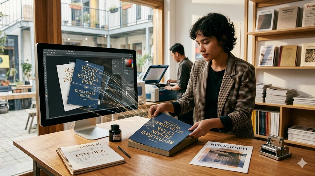 Revitalisasi Desain Cetak: Estetika Fisik & Tren Digital